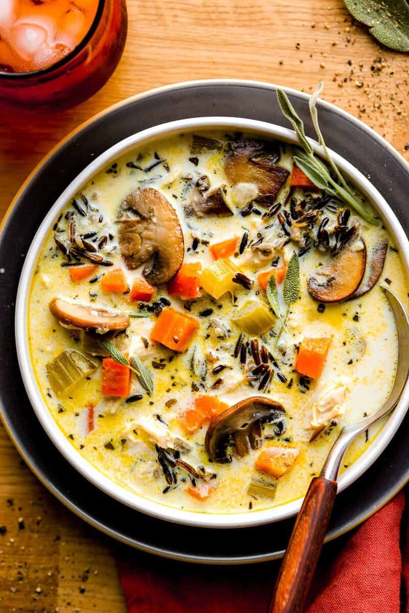 Creamy Chicken and Wild Rice Soup