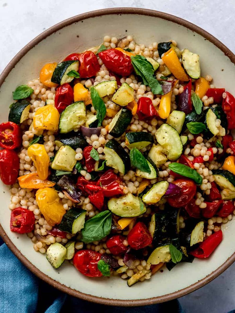 Roasted Vegetable Couscous Salad