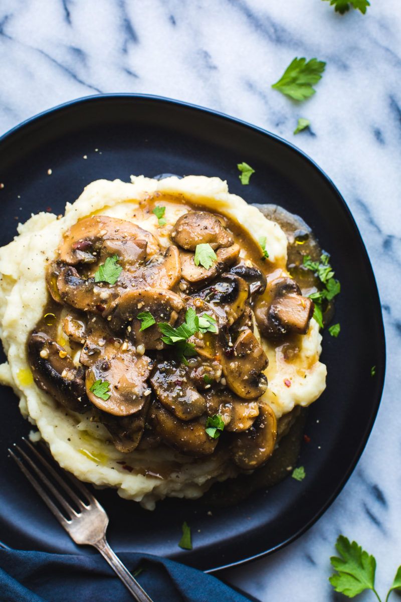 Mashed Potato Mountain with Mushroom Gravy