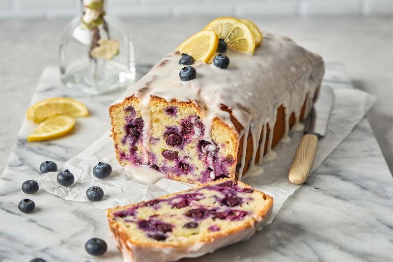 Blueberry Lemon Drizzle Loaf