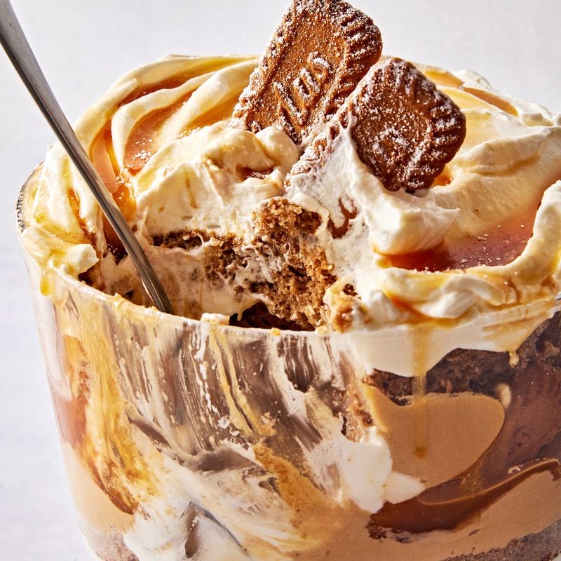 Biscoff Cookie Butter Pudding