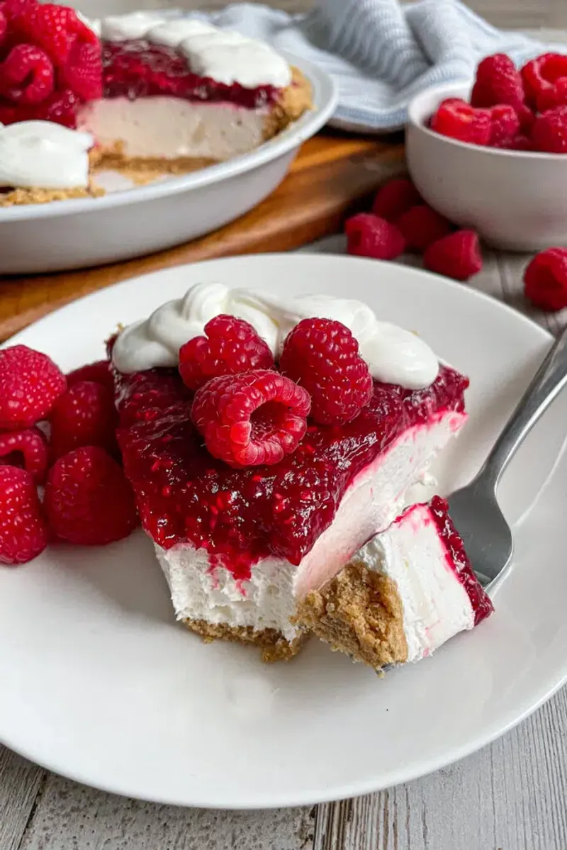 Raspberry Cream Pie
