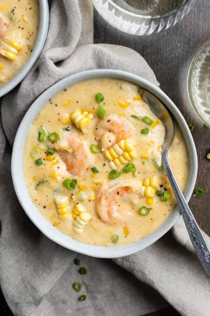 Vietnamese Corn And Shrimp Soup