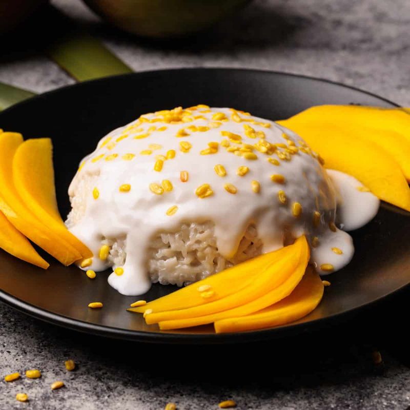 Mango Sticky Rice Pudding