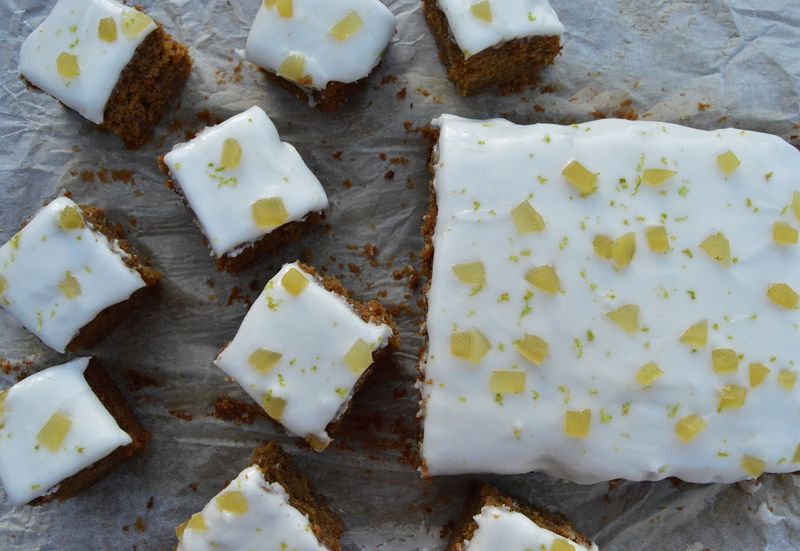 Sticky Gingerbread Traybake