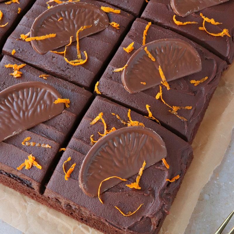 Chocolate Orange Traybake