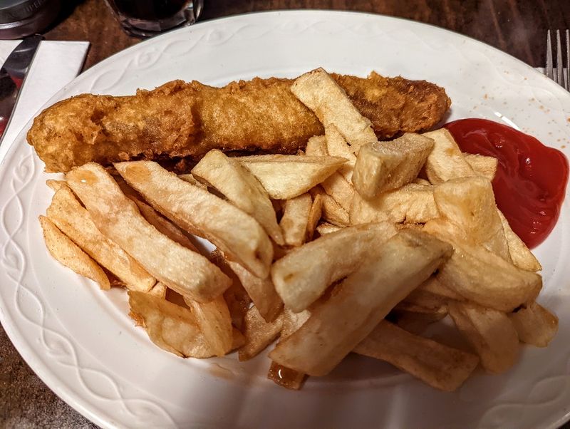 Battered Sausage and Chips