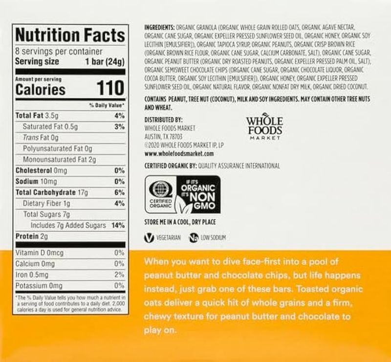 Avoid Bars Loaded with Saturated Fat