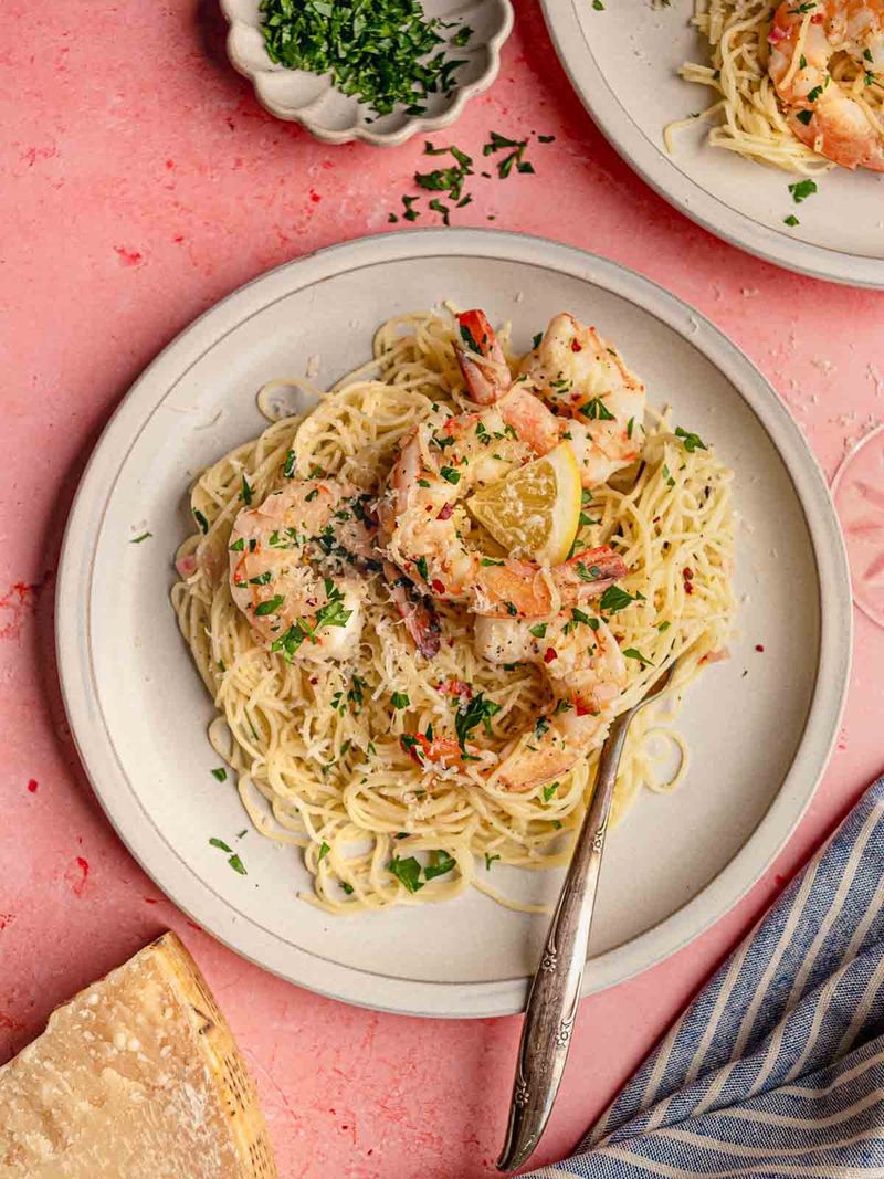 Shrimp Scampi with Angel Hair Pasta