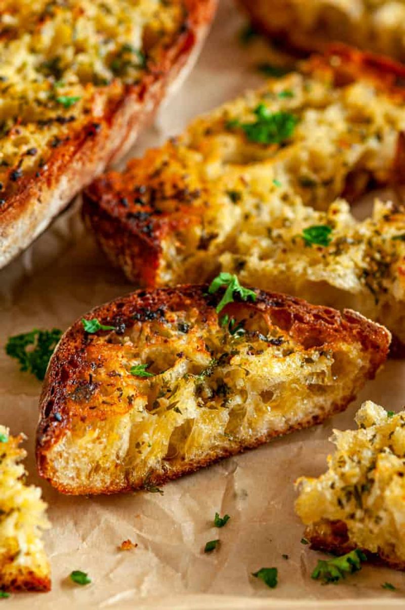 Garlic Butter and Fresh Herb Toast