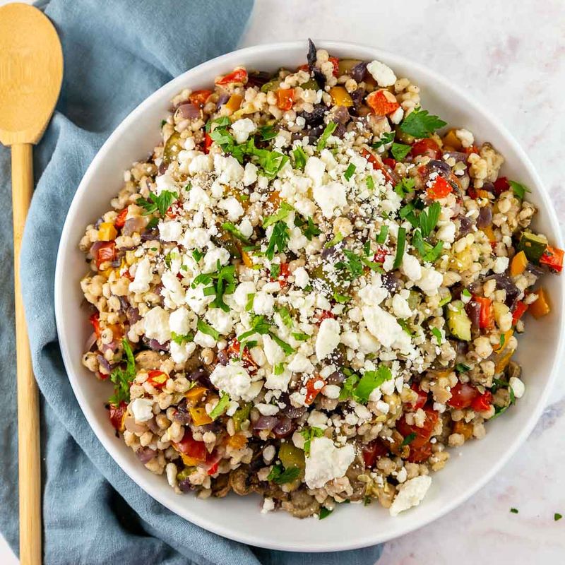 Barley and Roasted Vegetable Salad