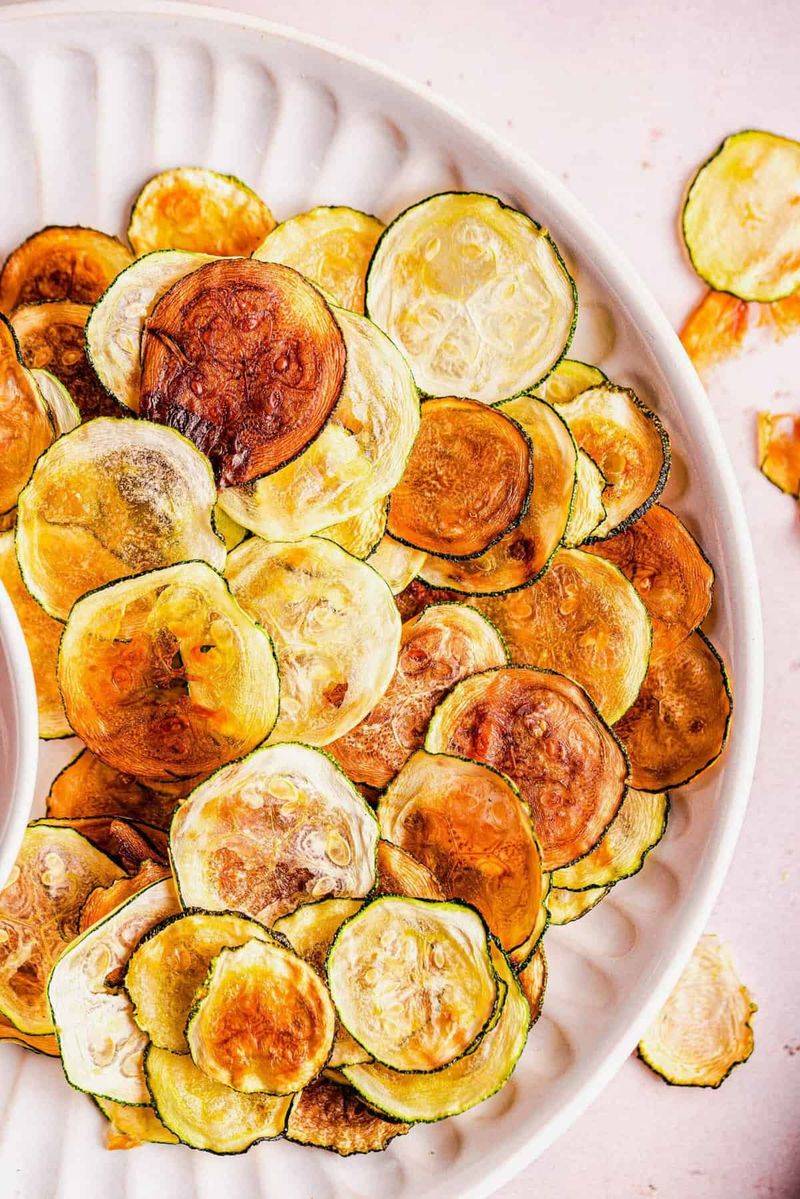 Baked Courgette Chips