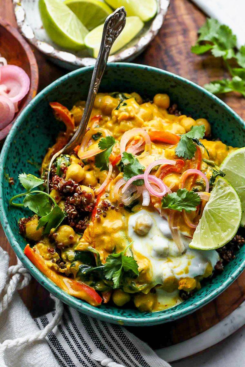 Courgette and Chickpea Curry