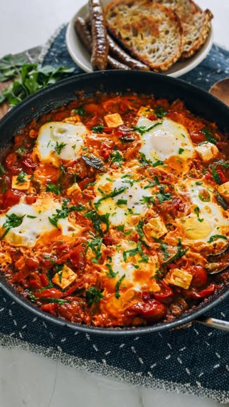 Courgette and Egg Shakshuka