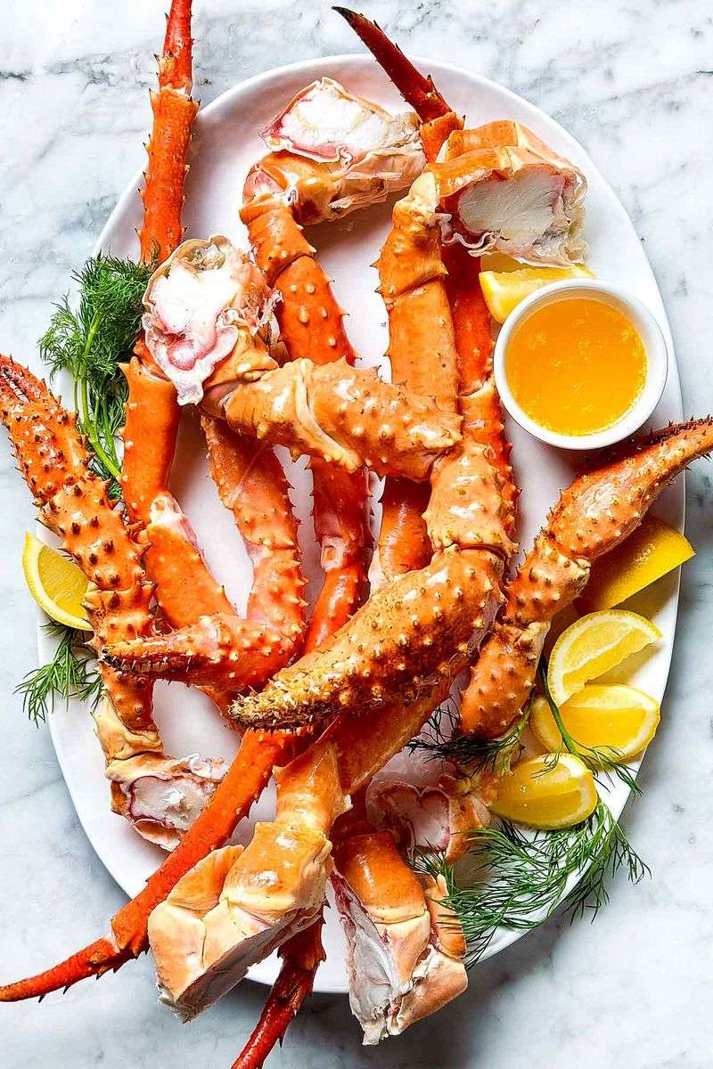 Steamed Crab Legs With Butter