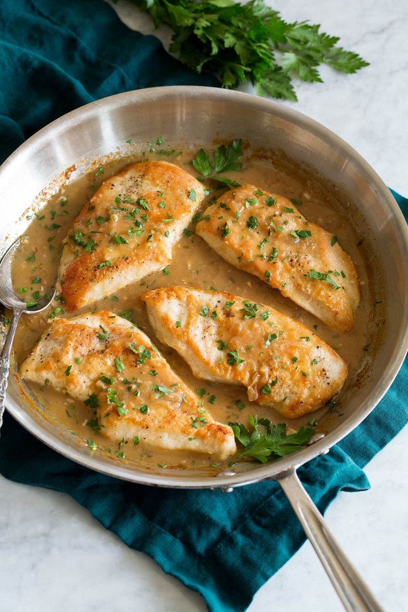 White Wine Cream Sauce Chicken