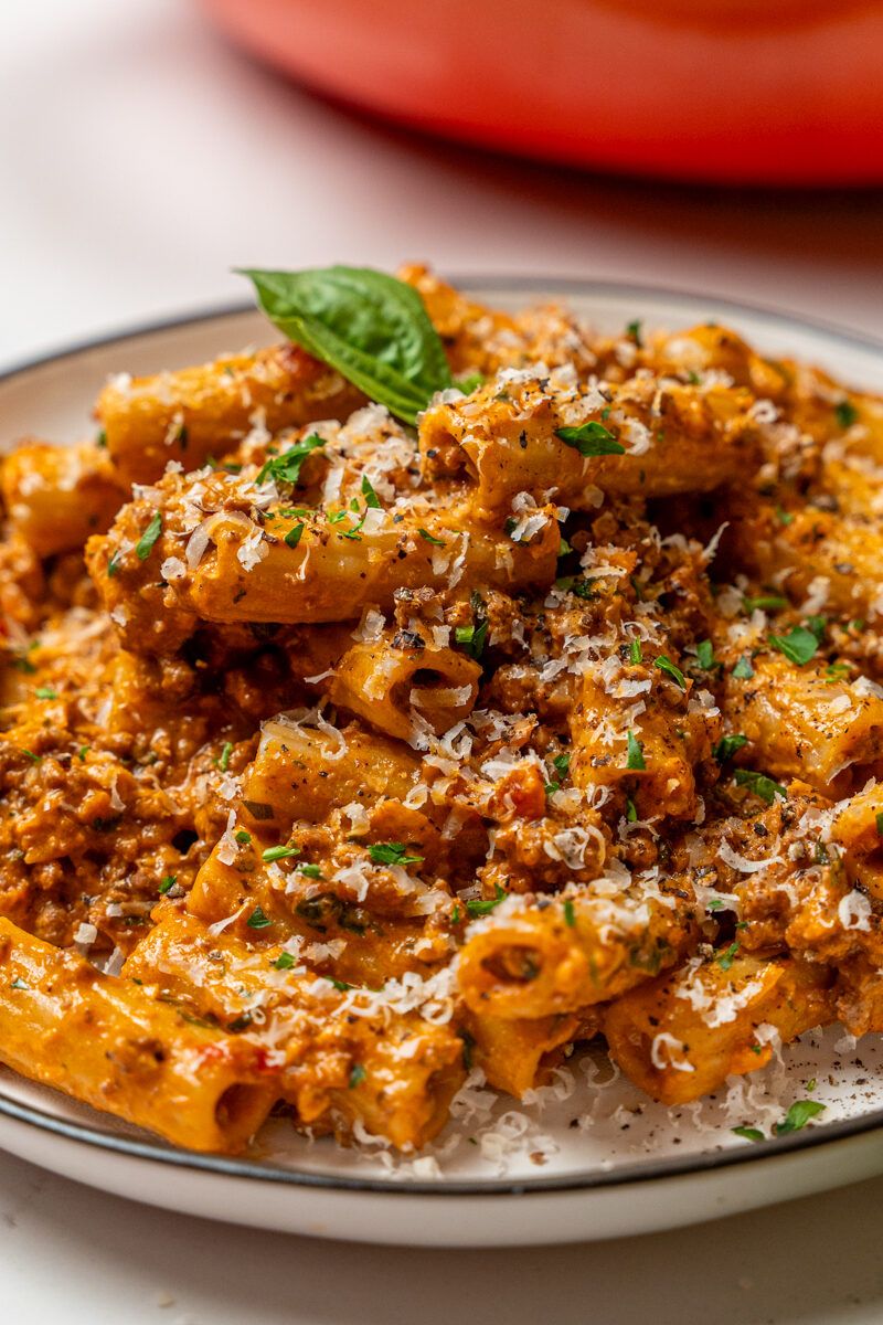 Creamy Beef Bolognese with a Twist