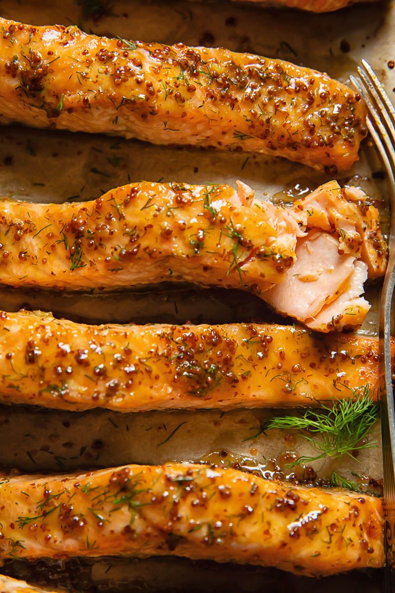 Maple Mustard Salmon