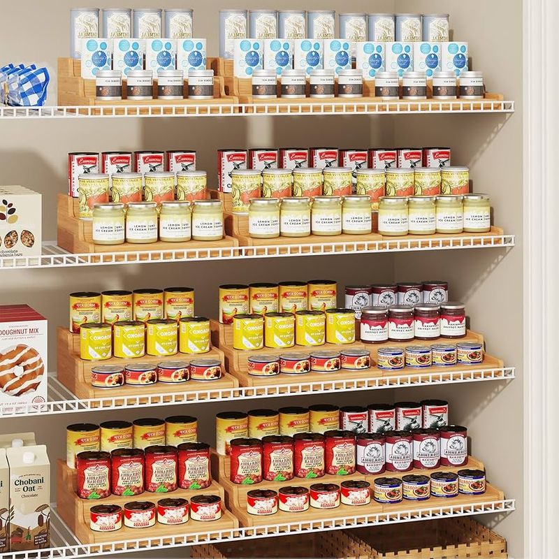 Invest in Tiered Shelf Risers