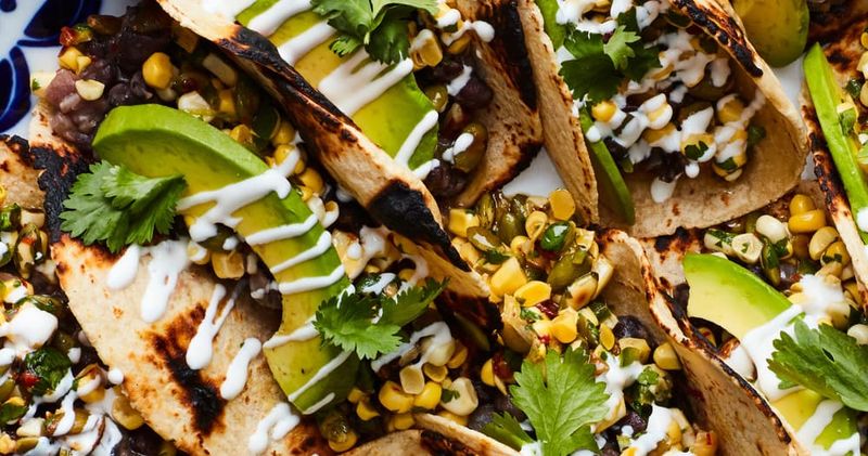Black Bean and Roasted Corn Tacos