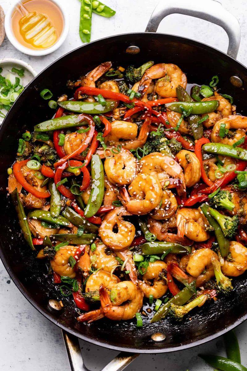 Garlic Shrimp Stir-Fry