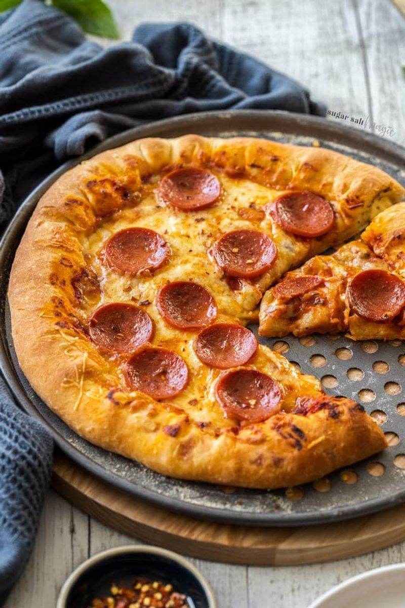 Cheesy Pepperoni Pizza