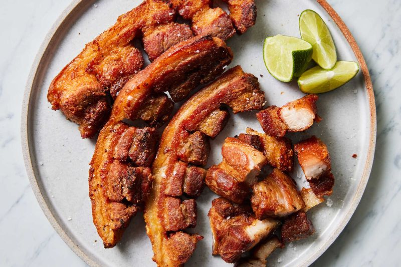 Spanish Chicharrones Fried Pork Belly Crackling