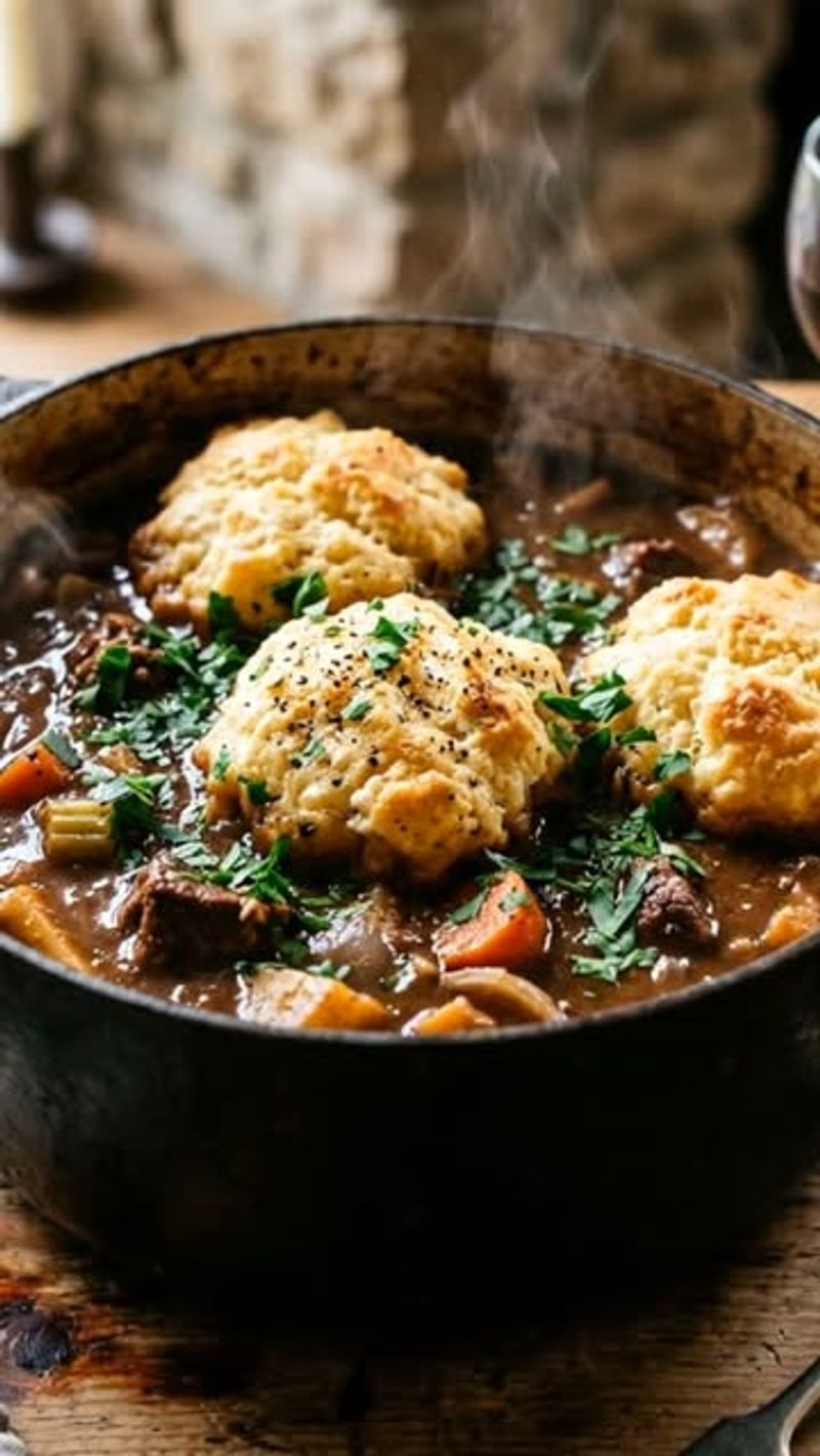 Beef Stew and Dumplings