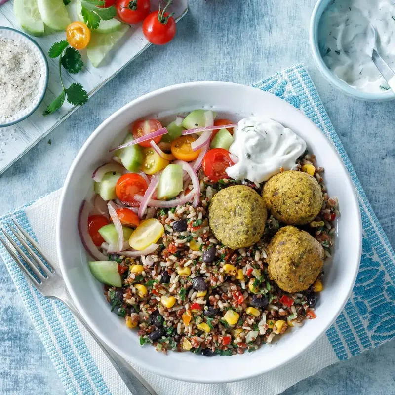 Crispy Falafel Bowl