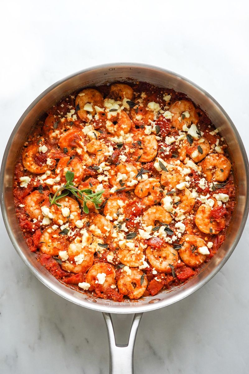 Greek Shrimp Saganaki