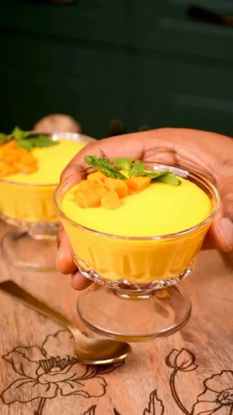 Mango Coconut Pudding