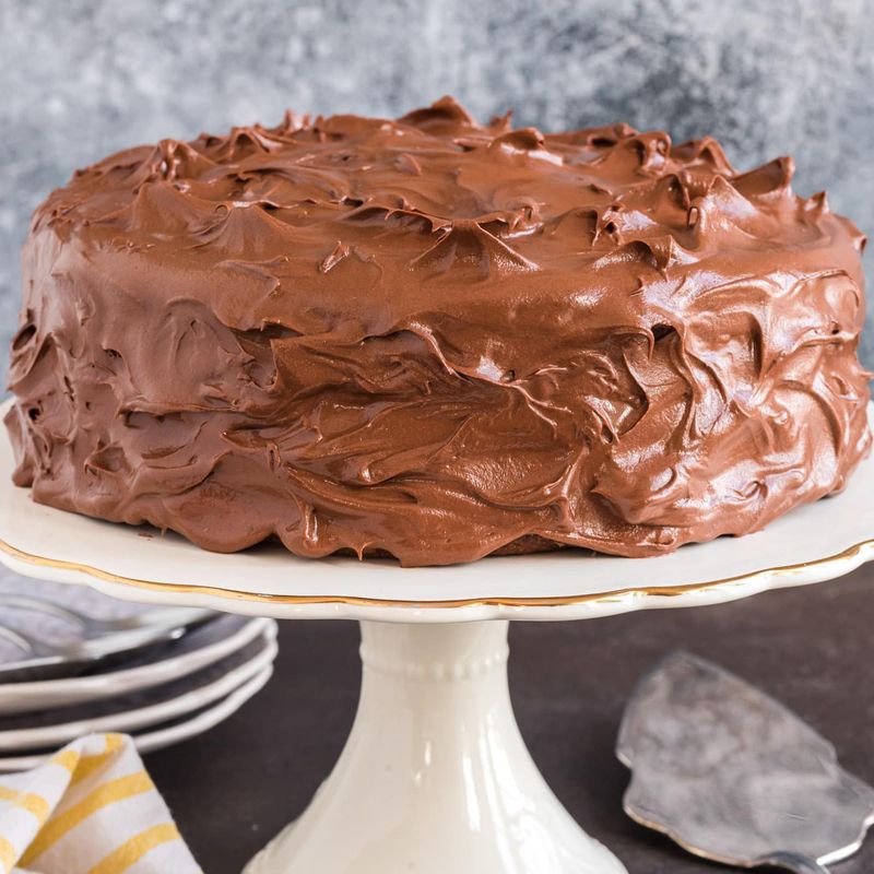 Chocolate Cake with Fudge Frosting
