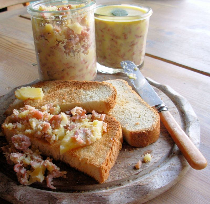 Potted Shrimp on Toast