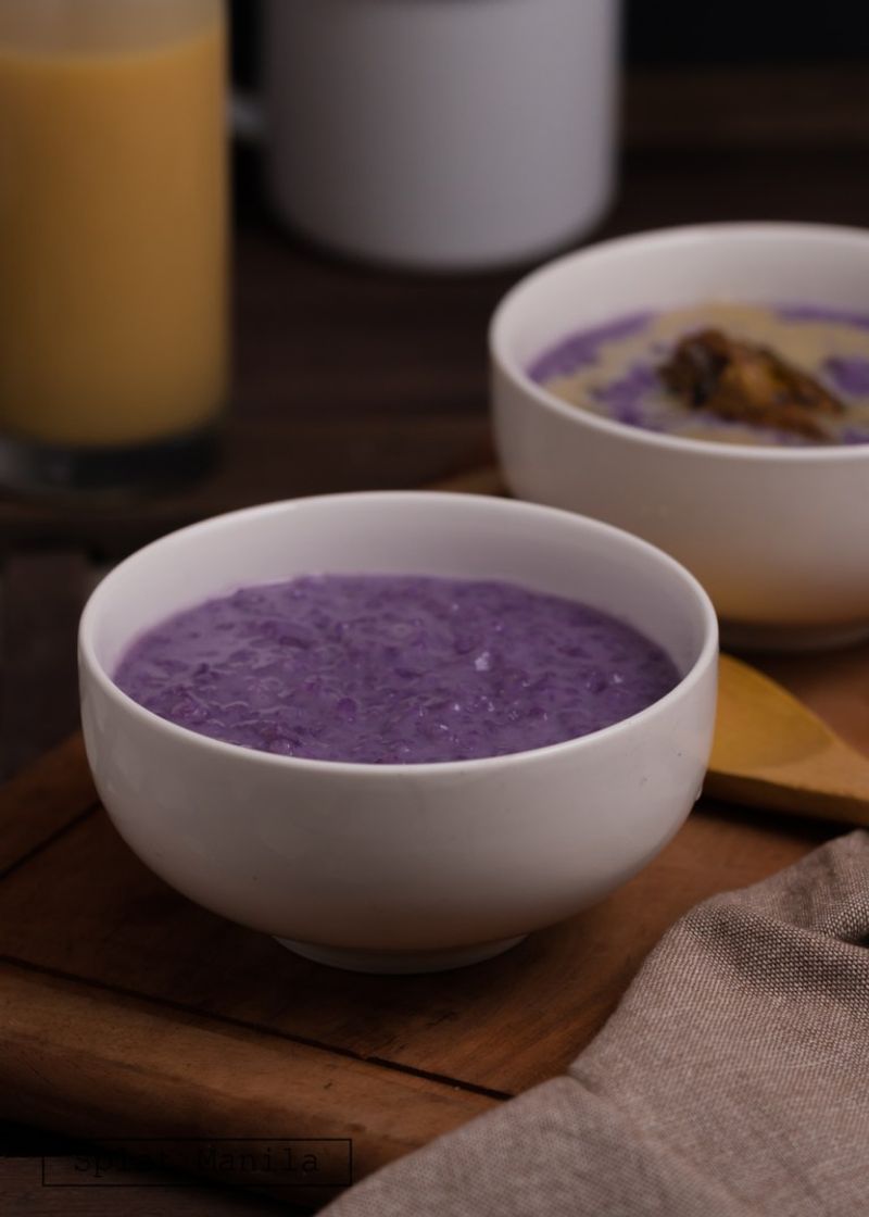 Ube Pudding Bowls