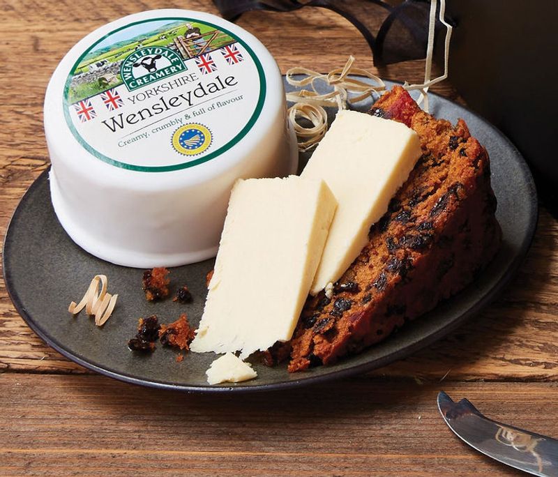 Wensleydale Cheese and Fruitcake