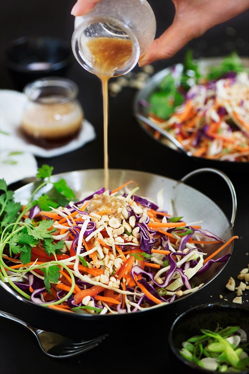 Blended Into Salad Dressing