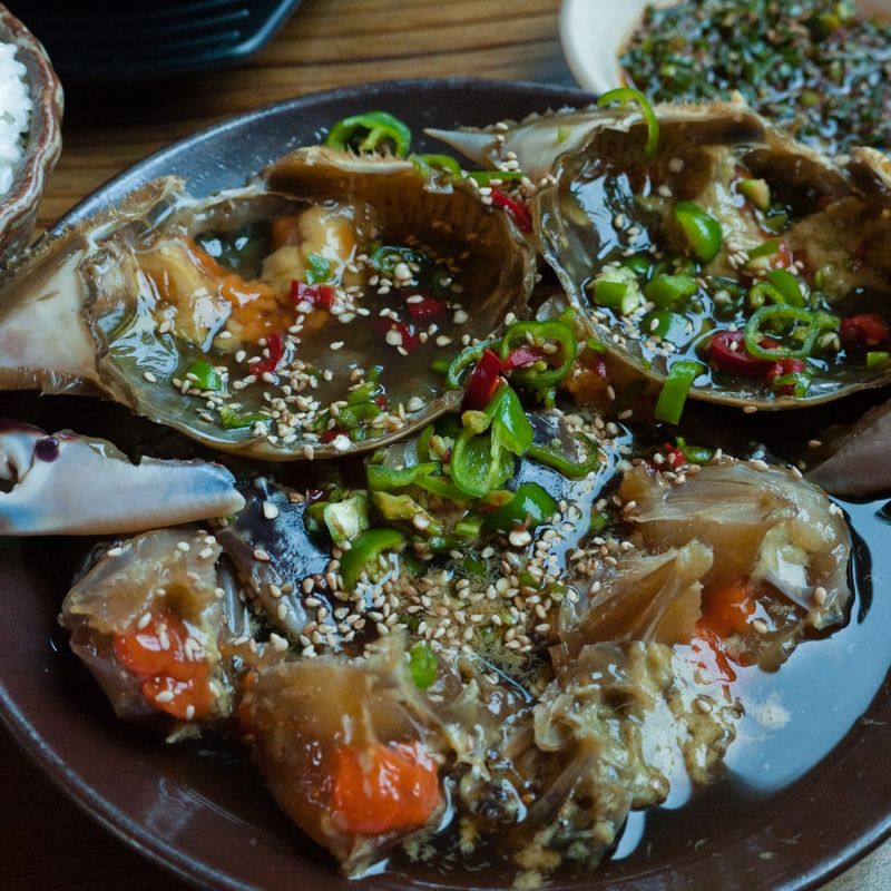 Ganjang Gejang (Soy-Marinated Raw Crab)