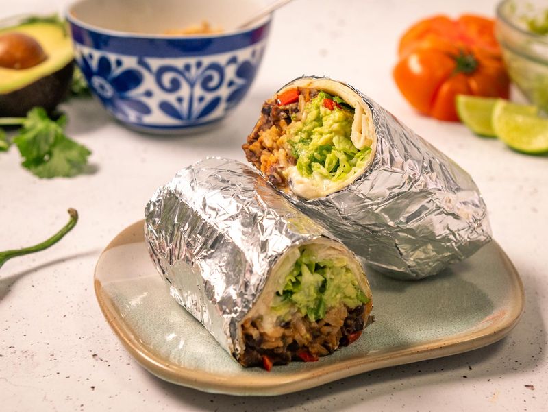 Mexican-Style Bean Burrito
