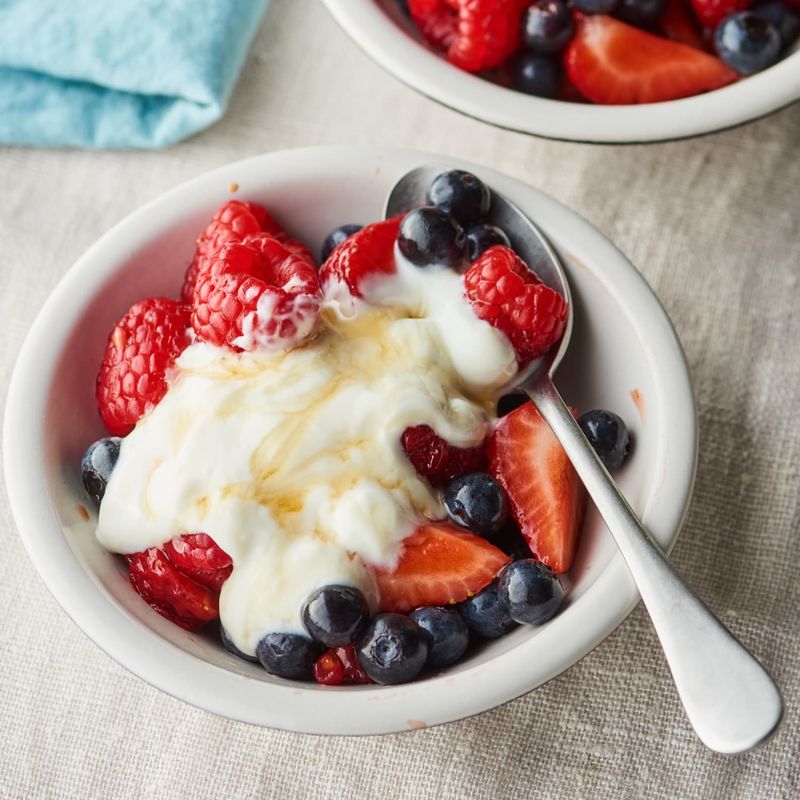 Greek Yogurt with Honey and Berries