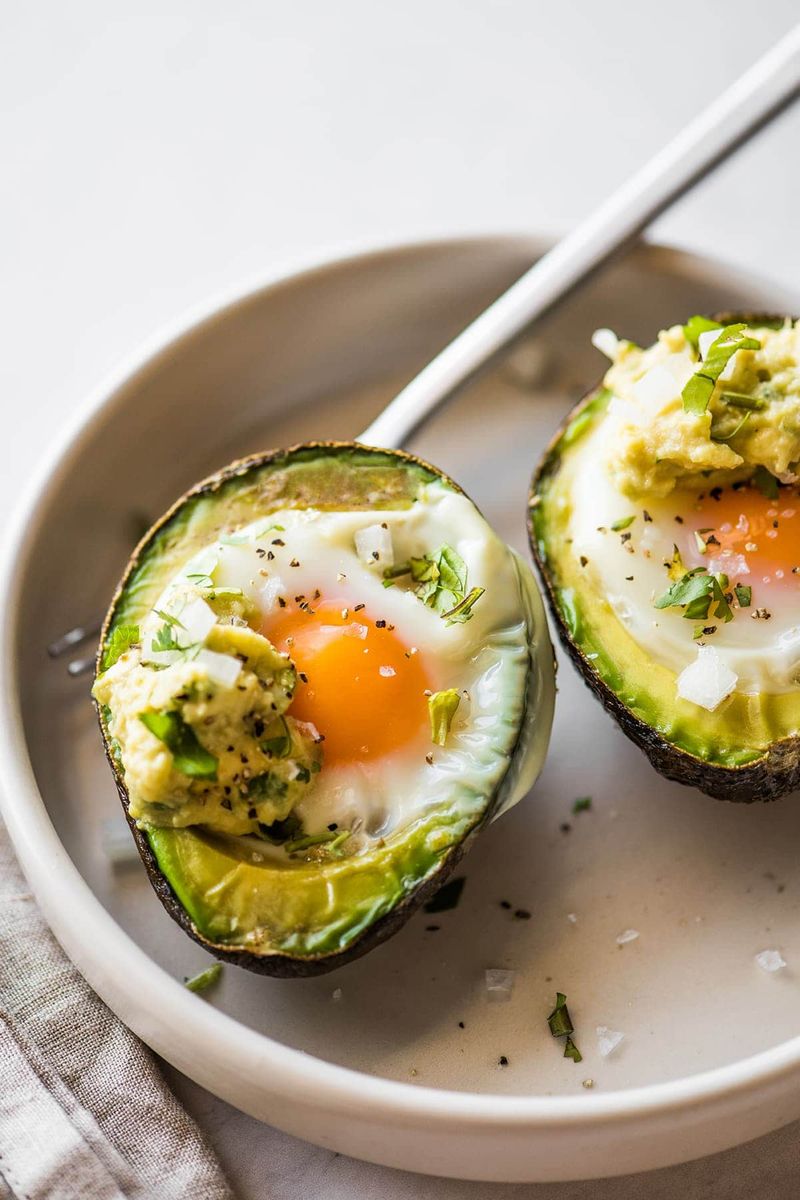 Baked Eggs in Avocado Boats