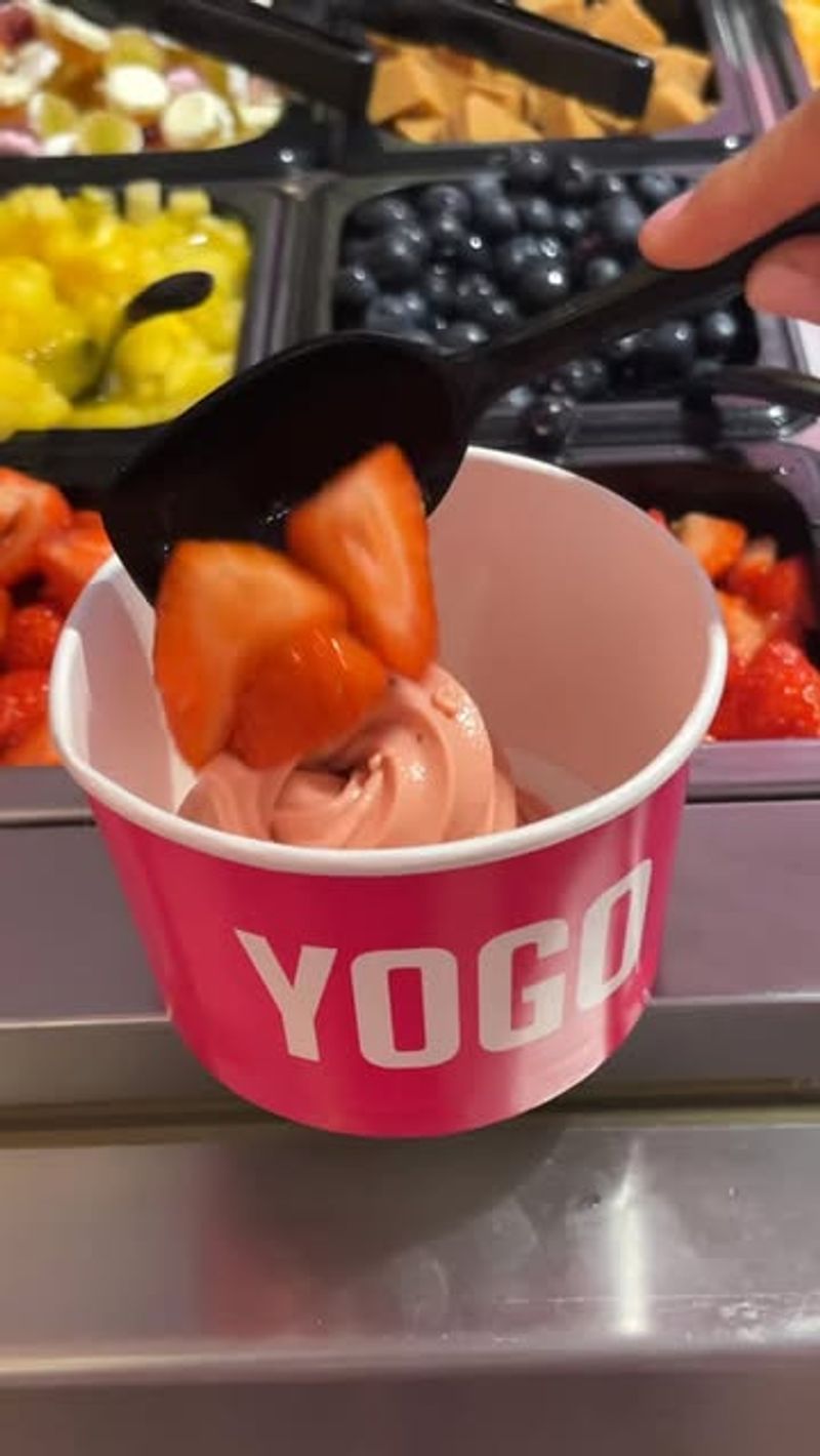 Frozen Yogurt with Toppings