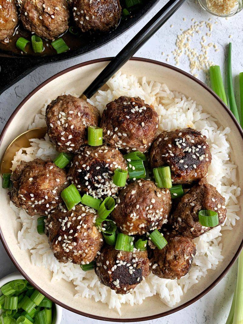 Baked Teriyaki Meatballs
