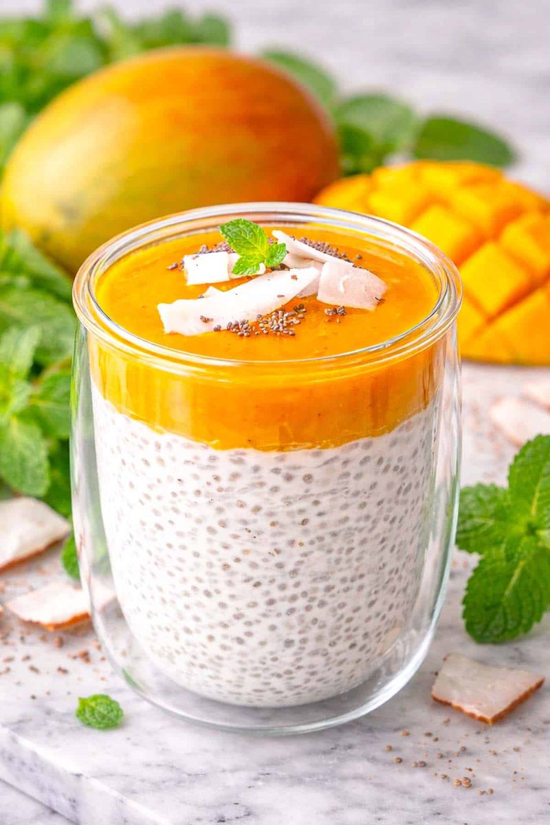 Chia Seed Pudding with Mango