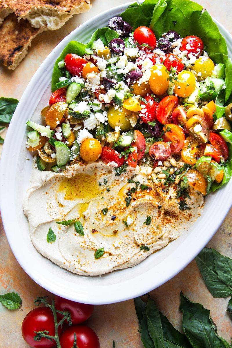 Mediterranean Hummus Plate