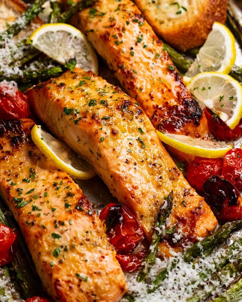 Baked Lemon Herb Salmon
