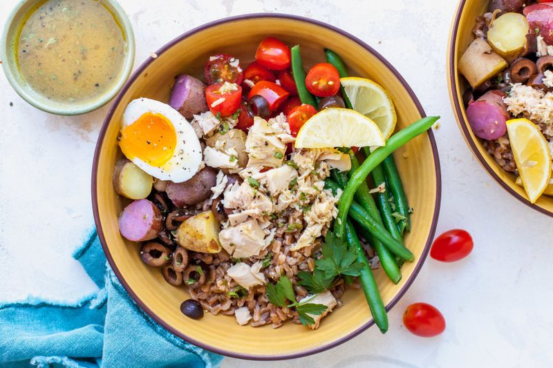 Tuna Nicoise Couscous Bowl
