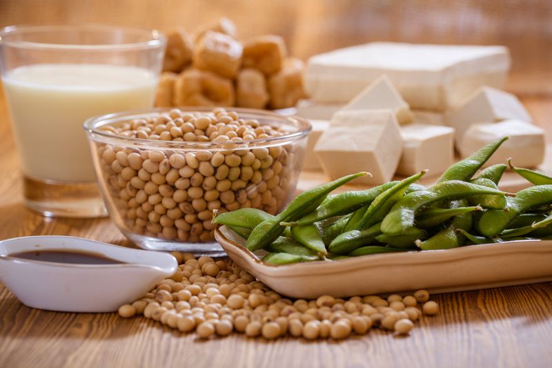 Soy-Based Processed Foods in Large Quantities