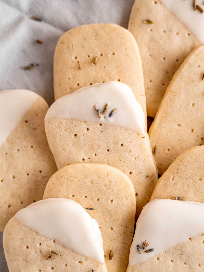 Honey Lavender Shortbread