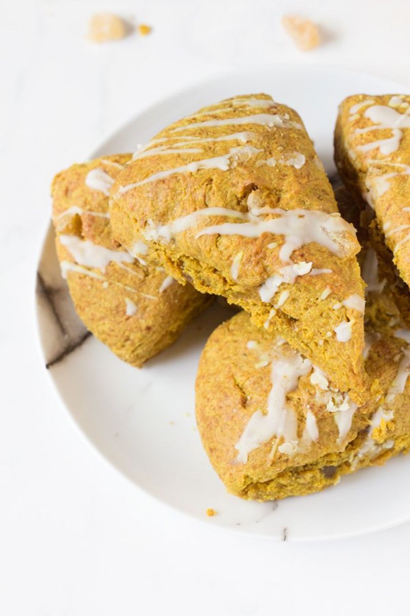Turmeric, Ginger, and Coconut Scones