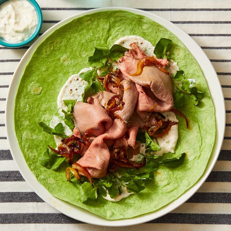 Roast Beef and Horseradish Wrap